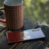 Haiti Flag Dark Wood Galaxy Note 10 Skin